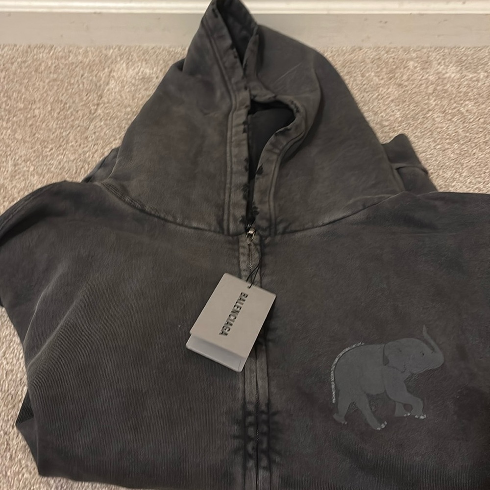 Balenciaga Oversized Distressed Elephant Sweatshirt